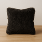 Dark gray 40×40cm real wool cushion – one-sided genuine wool with soft insert, warm and breathable for superior comfort, perfect for sofas, chairs, and home décor, adding a stylish and cozy touch to any space.