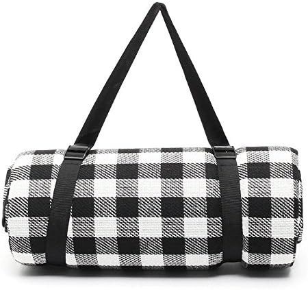 Jacob Multi-Color Picnic Blanket 200x200cm - Large Waterproof Outdoor Blanket for Beach, Camping, Park, and Family Picnics - Foldable and Easy to Carry with Built-In Handle