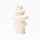 Broad Cone Indented Handmade Plant Circular Wedding Vase Nordic Ceramic Vase