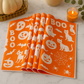 Halloween Paper Party Tableware Set – 12 Paper Cups (7.5x8.5x5.3cm), 12 Paper Plates (7-inch), 20 Paper Napkins (33x33cm) – Spooky Disposable Table Decor for Halloween Parties & Celebrations