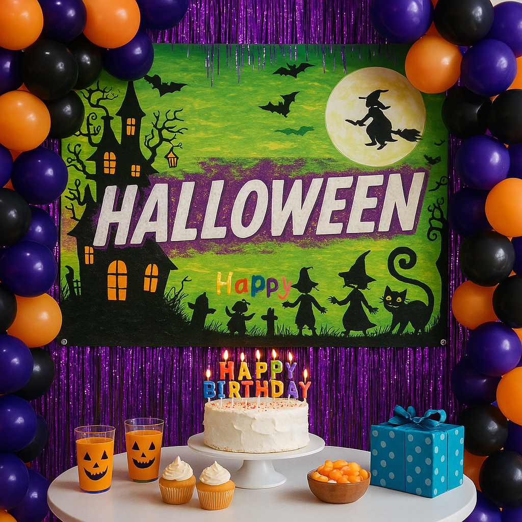 Halloween Paper Cake Stand – 36x30cm, Spooky 3-Tier Dessert Display, Sturdy & Disposable, Perfect for Halloween Parties, Cupcakes, Treats & Festive Table Decor