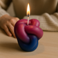 Handmade Galaxy Knot Soy Candle - Premium Natural Soy Wax, Clean Burn, and Long-Lasting Fragrance - Eco-Friendly Aromatherapy Candle in Unique Knot Design with Galaxy-Inspired Aesthetic - Perfect for Home Décor, Relaxation, and Gift Giving