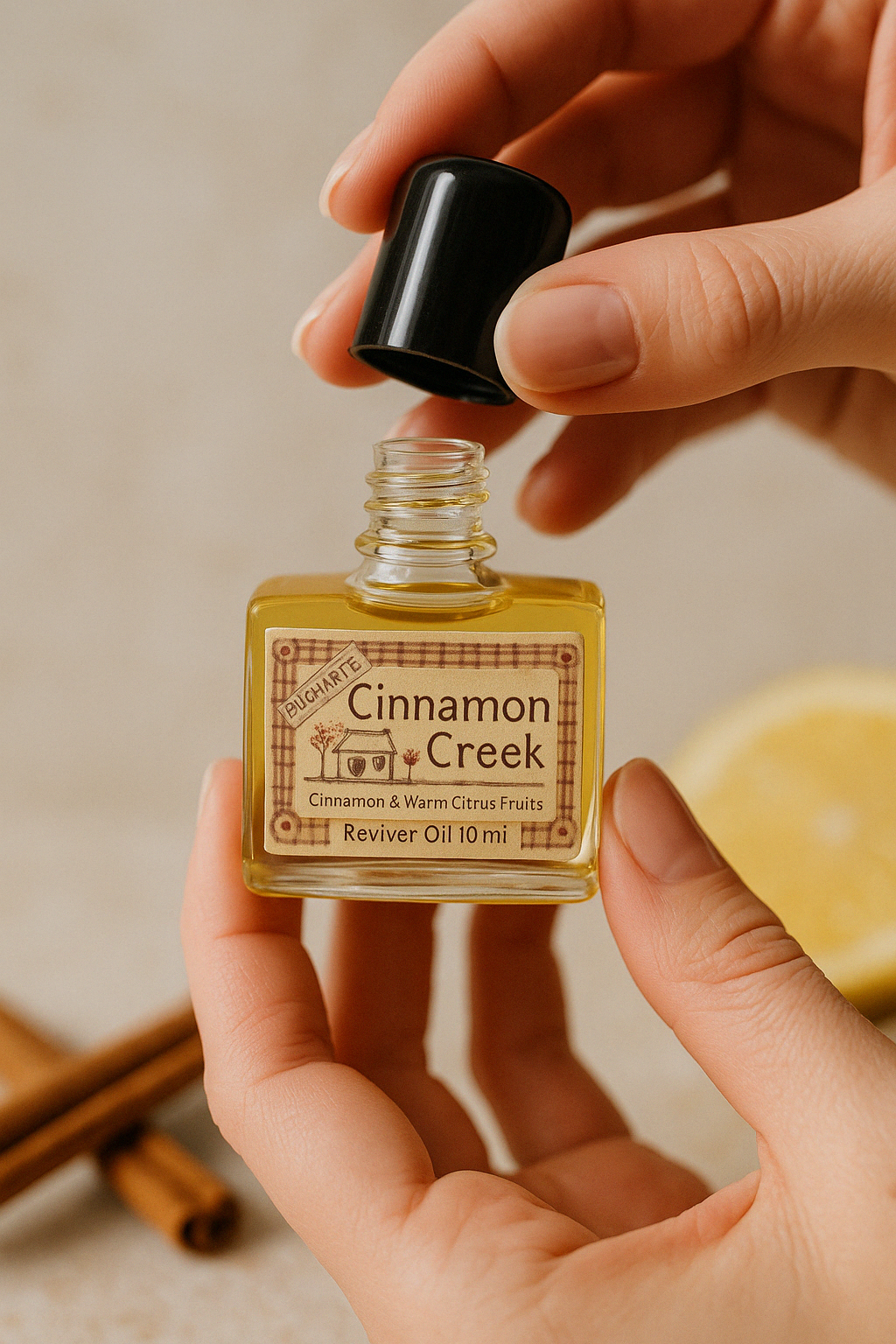 Reviver Oil - Cinnamon Creek - Natural Essential Oil Blend for Aromatherapy, Relaxation, and Invigorating Scent - Perfect for Diffusers, Massage, and Skin Care