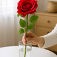 Elegance Rose Stem Beauty 68 cm - Realistic Artificial Rose with Lifelike Petals - Perfect for Floral Arrangements, Bouquets, Wreaths, and Home Décor - Long-Lasting and Low Maintenance