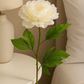 Blooming Peony Large Ivory 77 cm - Realistic Artificial Peony with Soft Ivory Blooms - Perfect for Floral Arrangements, Bouquets, Wreaths, and Home Décor - Long-Lasting and Low Maintenance