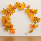 Berry, Maple Leaf & Pumpkin Garland 180 cm - Festive Autumn Garland with Pumpkins, Berries, and Maple Leaves - Perfect for Fall, Thanksgiving, Mantels, Tables, and Seasonal Displays