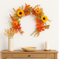 Pumpkin Spice Garland 150 cm - Festive Autumn Garland with Pumpkins, Berries, and Fall Foliage - Perfect for Seasonal Décor, Mantels, and Tables