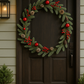 Frosted Bauble Garland 190 cm – Elegant Holiday Garland with Frosted Baubles and Winter Foliage – Perfect for Christmas Décor, Mantels, Tables, and Seasonal Displays