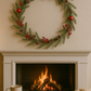 Frosted Bauble Garland 190 cm – Elegant Holiday Garland with Frosted Baubles and Winter Foliage – Perfect for Christmas Décor, Mantels, Tables, and Seasonal Displays
