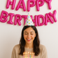 Happy Birthday Balloons Pink Set – Premium Latex & Foil Birthday Decoration Kit for Girls, Women, & Kids Party – Includes Confetti Balloons, Metallic Balloons, Banner & Ribbons – Birthday Party Supplies