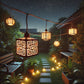 10 LED Wooden House String Lights - 2.1M Warm and Cozy Decorative Lights for Christmas, Parties, and Home Decor - Battery-Powered, Durable, and Perfect for Indoor Festive Ambiance