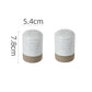 Earthen Elegance portable seasoning storage clay ceramic salt bottle wholesale salt container shaker