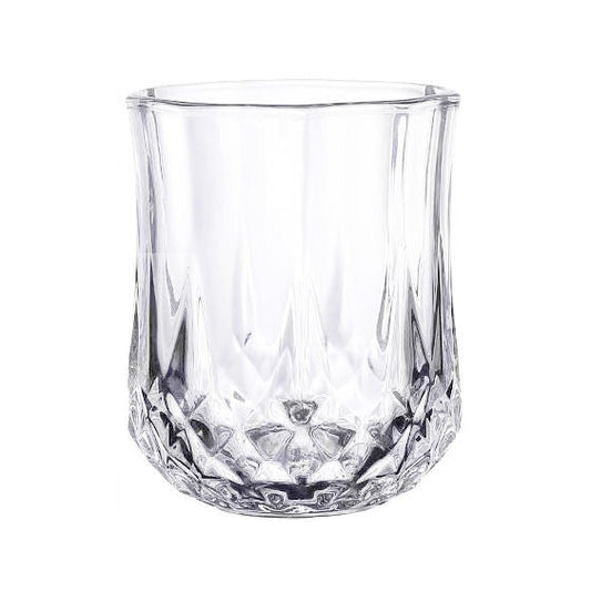 Diamond-embossed Whisky glass