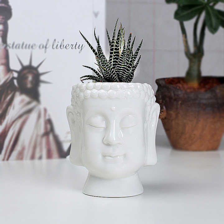 Buddha Head Succulent Pot