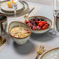 Elegant Color-Glazed Porcelain Royal plate - Classic Ceramic Plates - Premium Party Tableware for Dining & Entertaining