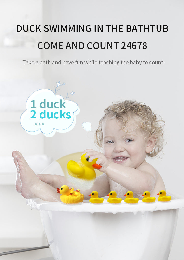novelty OEM soft pvc Yellow Duck Baby Inflatable bath  paddle Cute Bath Vinyl Rubber Ducks toys