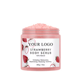 whipped whitening candy all natural fruit skin care organic Strawberry lightning exfoliating cream body scrub