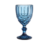 Victoria Glass Goblets Blue 300ml - Minimalist Design, Wine Glass, Multi-Use