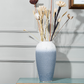 Blue Ceramic Aesthetic Vase Centerpiece Garden Stoneware Grand Ceramic Vase For Living Room