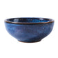 "4-Inch Blue Flambe Rice Bowl - Elegant Ceramic Bowl with Unique Flambe Glaze - Perfect for Serving Rice, Small Portions, Snacks, and Sides - Durable, Stylish, Ideal for Everyday Use and Special Occasions"