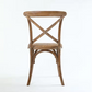 Title: Rustic Vintage Bentwood Crossback Wooden Dining Chair – Stackable Design – 122x60x70 cm – 25 kg – Ideal for Home, Restaurant, Bistro, and Hotel Use