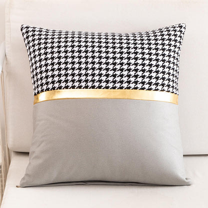 European Style Solid Plaid Cushions