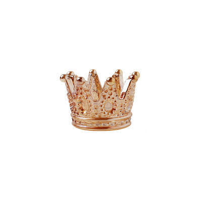 5# Glass crown gold