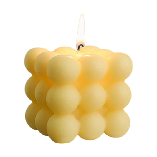 Yellow Chrysanthenum 328g Bubble Cube Candle