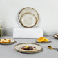 Elegant Color-Glazed Porcelain Royal plate - Classic Ceramic Plates - Premium Party Tableware for Dining & Entertaining