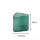 Green Elegant Plant Flower Glass Vase