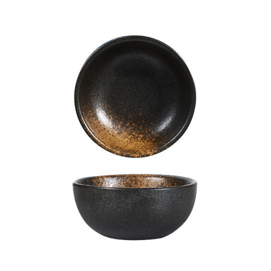 3.6 inch earthy yellow Japanese bowl