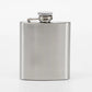 Silver Mini Hip Flask - Vintage Design, 304 Stainless Steel, 1 to 18oz Capacity