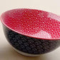 Luxury Hand-Painted Porcelain Bowl – Red & Blue