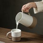 white porcelain iced tea pitcher jug clay pitcher milk water bottle jug ceramic water bottle 1368ml