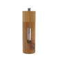 high quality Salt and Pepper Grinder Set 6 inch Acacia wood pepper Grinder with Acrylic Visual Window and Ceramic Grinding core