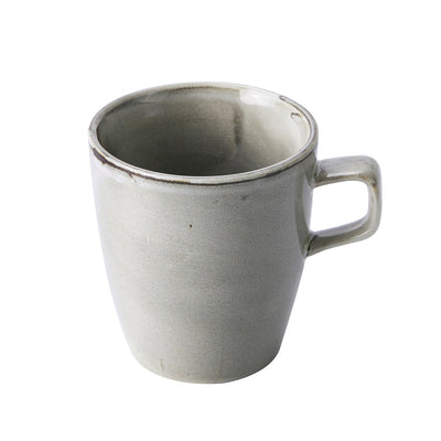 Nordic style grey china Eco friendly dinnerware ceramic porcelain coffee cup 300ml