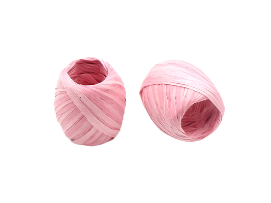 Paper Raffia Rope Twine Pink - Eco-Friendly and Durable Twine - Ideal for Crafting, Gift Wrapping, and Decorative Projects - Strong and Flexible for Various DIY Uses with a Soft, Elegant Pink Hue