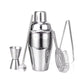 Cocktail Shaker Set Silver Bartender - Professional Stainless Steel Bar Tool Kit with Accessories for Mixing Drinks at Home or Bar - 750ml Capacity