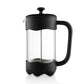 Coffee Tea 350ml French Press Plastic Black Heat-resistant Borosilicate Glass French Press Coffee Maker