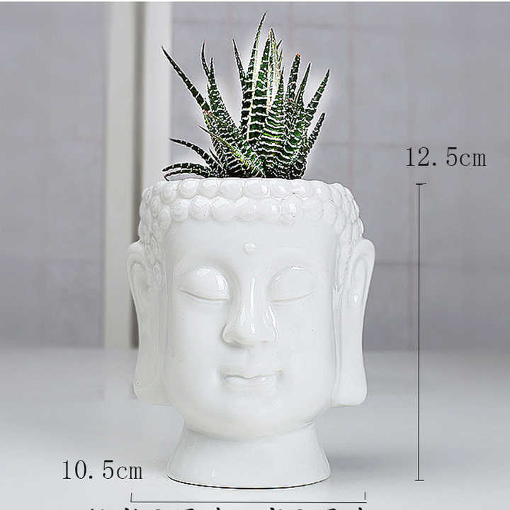 Buddha Head Succulent Pot