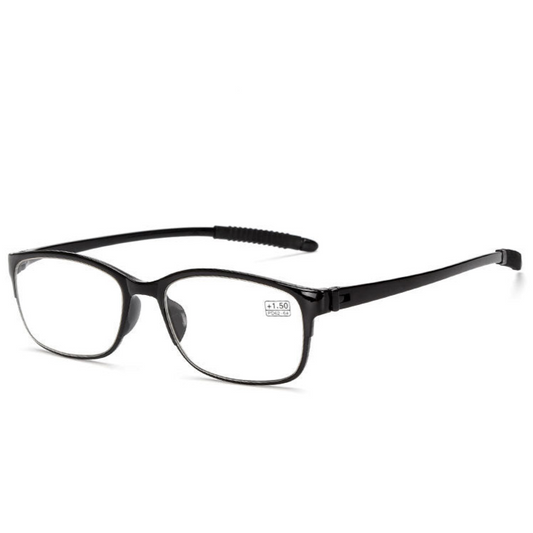 '+100 reading glasses black