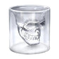 Handmade Double Walled Skull Glass - 250ml Halloween Party Drinkware, American Style