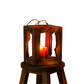 candlestick can hang paulownia wood quiet wind home stay decorations wind lamp indoor solid wood decorations