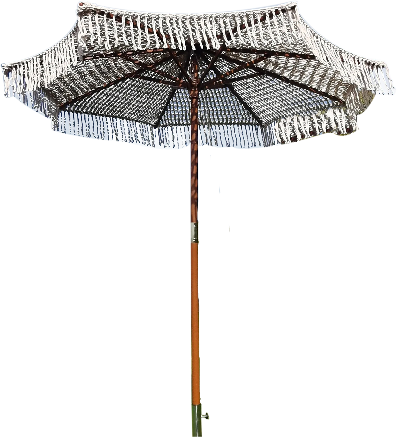 Macrame Umbrella pull on the rope parasol