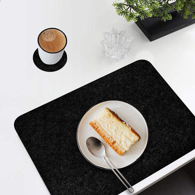 Heat-resistant table mats sets placemat cork place mats