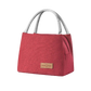 Large Red Bento Bag for Outdoor Picnics and Lunches - Insulated Oxford Cloth Thermal Bag, Waterproof, 600D Material