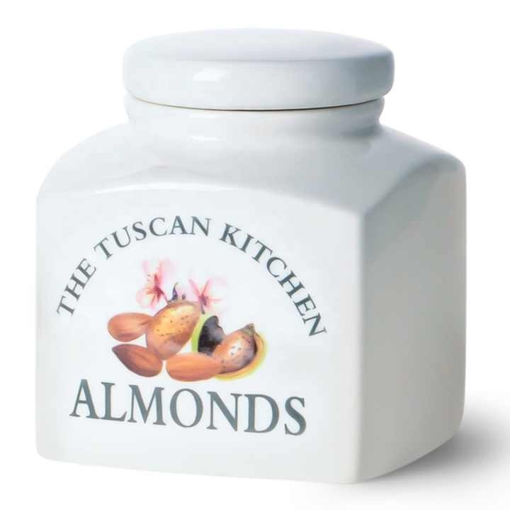 Tuscan Kitchen Porcelain Square 500ml Garlic Cannister