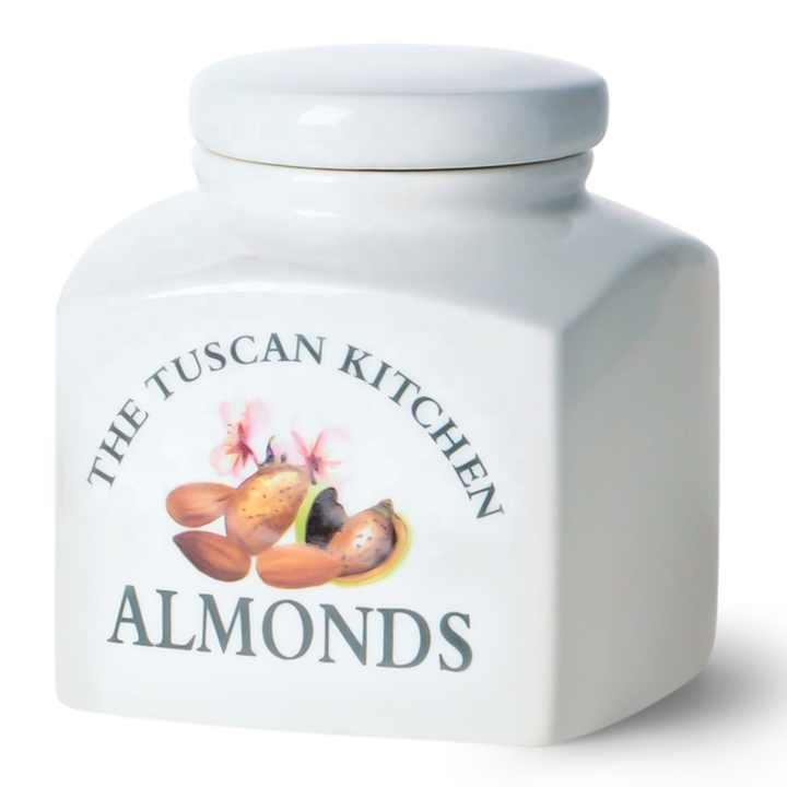 Tuscan Kitchen Porcelain Square 500ml Tea Cannister