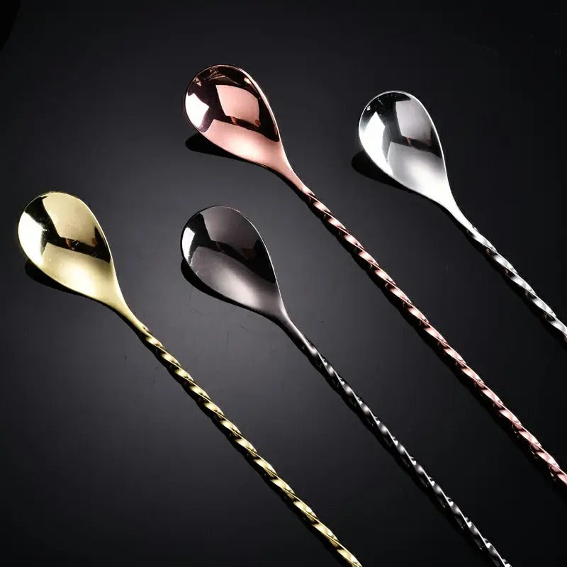 27.5 cm gold mixing spoon