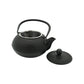 0.8L Black Japanese Tetsubin Hobnail Style Cast Iron Teapot - Elegant and Durable Tea Kettle - Perfect for Brewing Tea with Traditional Japanese Style and Exceptional Heat Retention